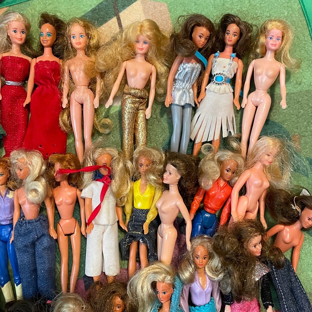 Kenner Glamour Gals Showplace Case Vintage lot mini dolls - Picture 14 of 16